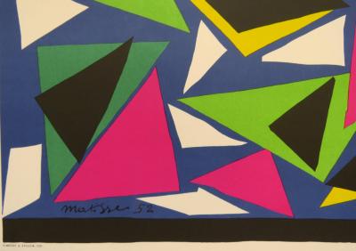 Henri Matisse - Affiche lithographique originale d’exposition - 1987 (Mourlot) 2