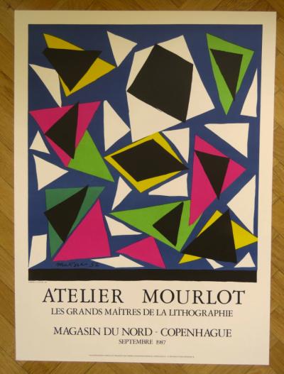 Henri Matisse - Affiche lithographique originale d’exposition - 1987 (Mourlot) 2