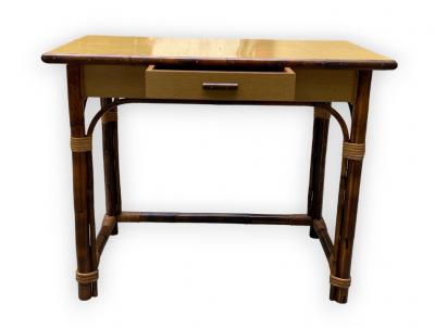 Adrien AUDOUX & Frida MINET - Bureau en rotin et formica 2