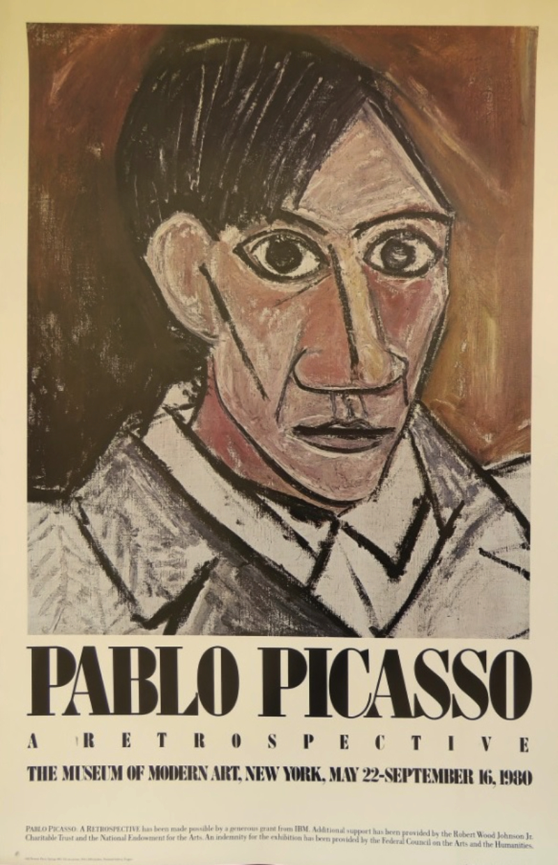 Pablo Picasso - Original exhibition poster - New York - 1980