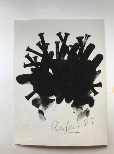 Günther Uecker- Nagelkreuzung 2