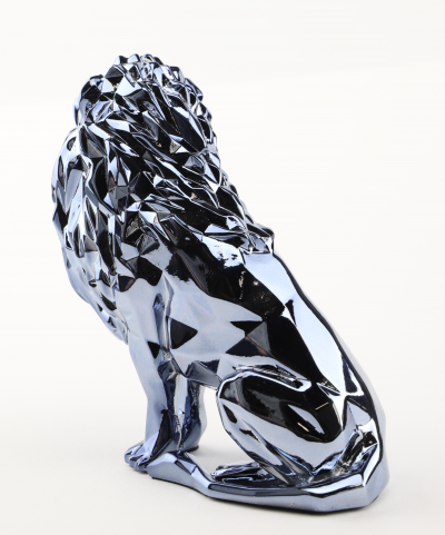 Richard Orlinski - Roaring Lion Spirit (Petrol Edition), 2021 - Résine 2