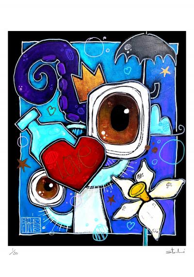 Yohan STORTI - Reconstruction, 2022 - Sérigraphie signée et numérotée 2