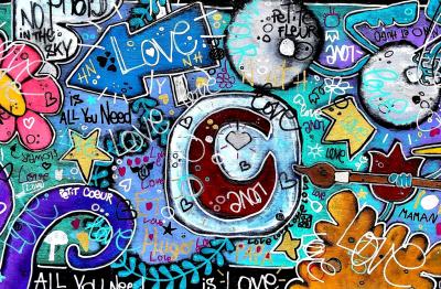 Yohan STORTI - All you need is love, 2022 - Sérigraphie signée et numérotée 2
