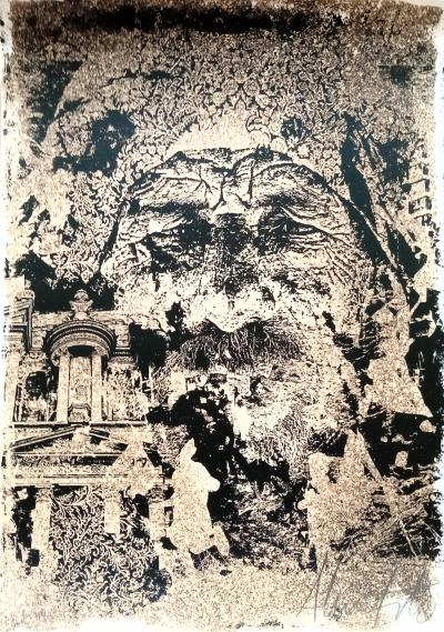 Vhils - Destination, 2023 - Sérigraphie signée au crayon 2