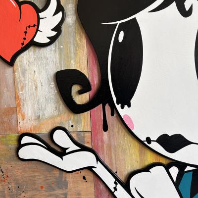 Arsen - Beats of her - Acrylic on wood 2