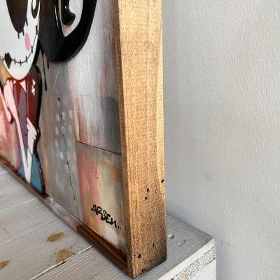Arsen - Beats of her - Acrylic on wood 2