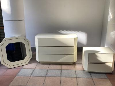 Ensemble commodes et miroir 2