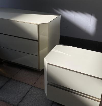 Ensemble commodes et miroir 2