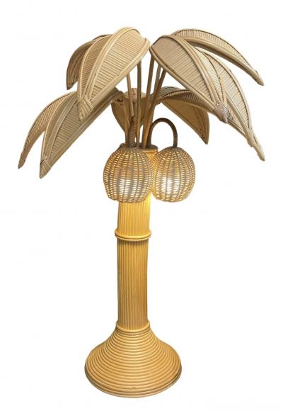 Mario Lopez Torres - Lampe de parquet Palmier en bambou 2