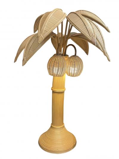 Mario Lopez Torres - Lampe de parquet Palmier en bambou 2