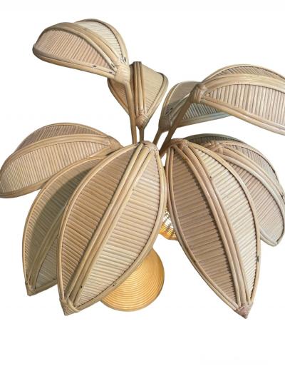 Mario Lopez Torres - Lampe de parquet Palmier en bambou 2