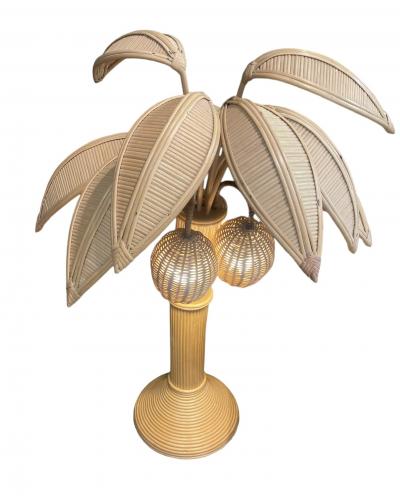 Mario Lopez Torres - Lampe de parquet Palmier en bambou 2