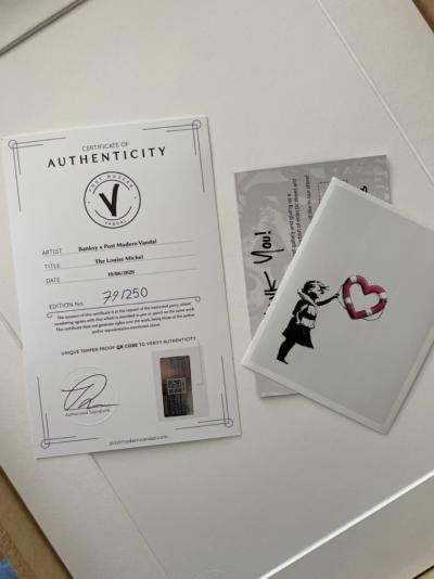 BANKSY - The Louise Michel - Banksy x Post Modern Vandal, 2020, Sérigraphie 2