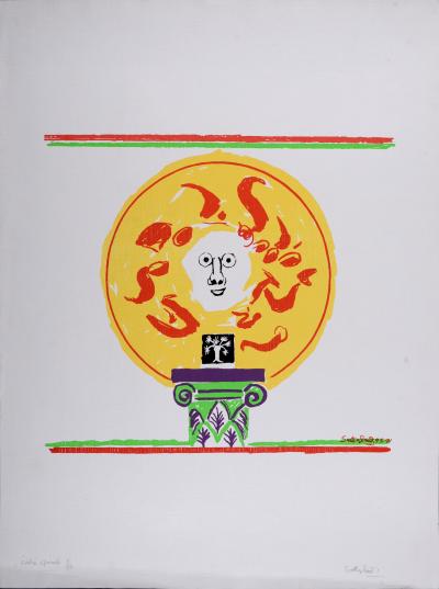 Graham SUTHERLAND - Composition au chapiteau, 1971 - Original lithograph(Hand-signed!) 2