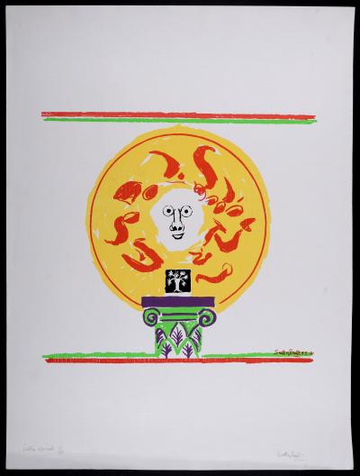 Graham SUTHERLAND - Composition au chapiteau, 1971 - Original lithograph(Hand-signed!) 2