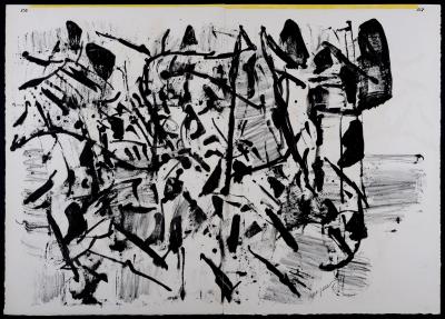 Jean Paul RIOPELLE - 1 Cent Life, 1964 - Original Hand-Signed lithograph (FRAMED) 2