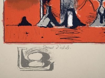Graham SUTHERLAND - La Cathédrale, 1975  - Original lithograph on Vélin d’Arches paper - Hand-signed 2