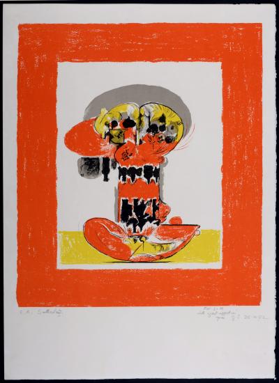 Graham SUTHERLAND - Balancing Form, 1972 - Original lithograph on Vélin d’Arches paper - Hand-signed 2