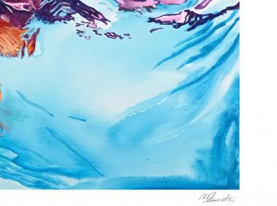 Maude OVIZE - Up to the sky, 2022 - Sérigraphie signée et numérotée 2