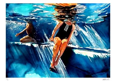 Maude OVIZE - Instant divin, 2022 - Sérigraphie signée et numérotée 2