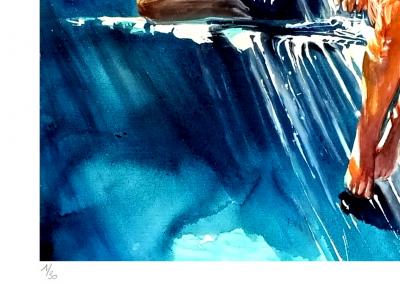 Maude OVIZE - Instant divin, 2022 - Sérigraphie signée et numérotée 2