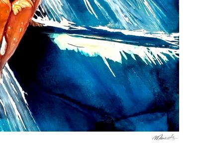 Maude OVIZE - Instant divin, 2022 - Sérigraphie signée et numérotée 2