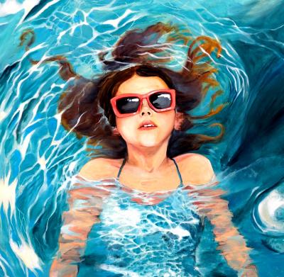 Maude OVIZE - Carried by the waters, 2020 - Signed and numbered screen print 2