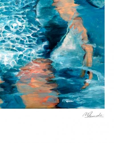 Maude OVIZE - Carried by the waters, 2020 - Signed and numbered screen print 2