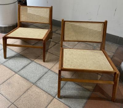 P. Jeanneret (dans le goût de) - Paire de fauteuils 2
