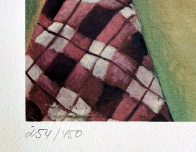 Christian SCHAD - Self Portrait with Model, Hand-signed - Original Silkscreen 2