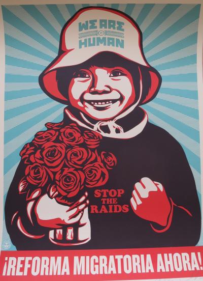 Shepard FAIREY (Obey) - We Are Human - Impression offset 2
