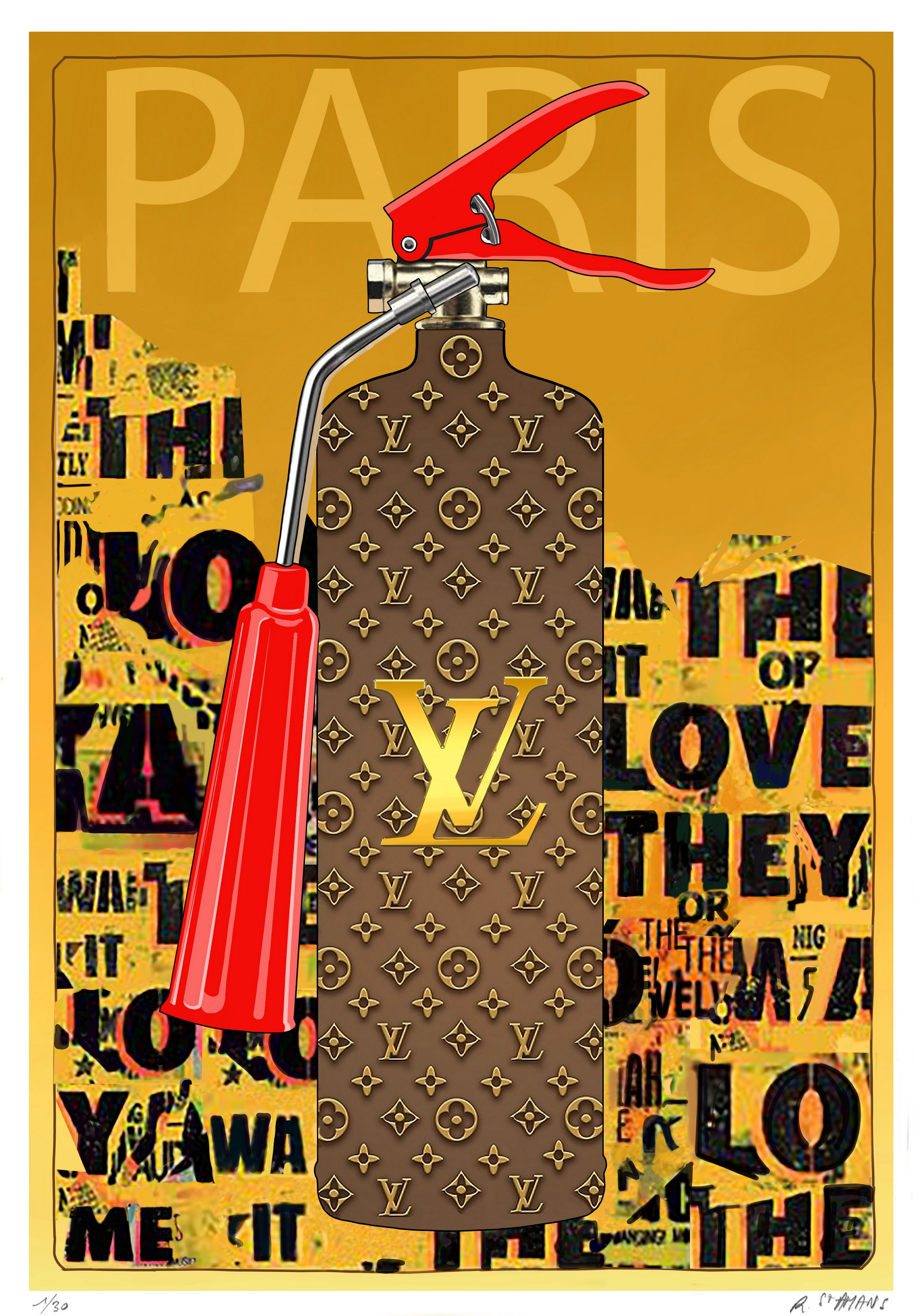 ▷ Louis Vuitton II by Richard Saint-Amans, 2022, Print