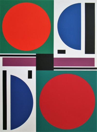 Auguste HERBIN - Été, 1959 - Original screen print signed and numbered 2
