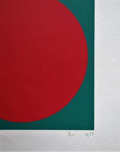 Auguste HERBIN - Été, 1959 - Original screen print signed and numbered 2