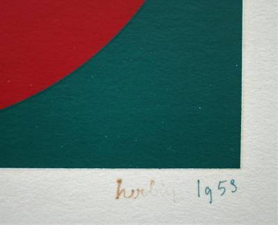 Auguste HERBIN - Été, 1959 - Original screen print signed and numbered 2
