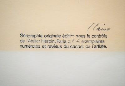 Auguste HERBIN - Été, 1959 - Original screen print signed and numbered 2