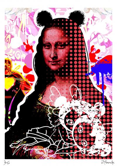 Jordan PANKOV - Mona Lisa II - Tirage pigmentaire original signé et numéroté 2