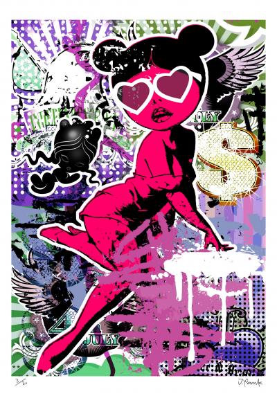 Jordan PANKOV - Pin Up II - Sérigraphie signée et numérotée 2