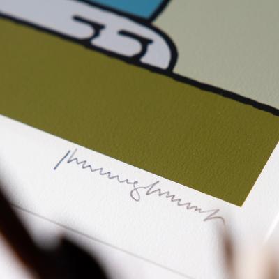 Philippe GELUCK - The Cat, The Best of All, 2023 - screen printing 2