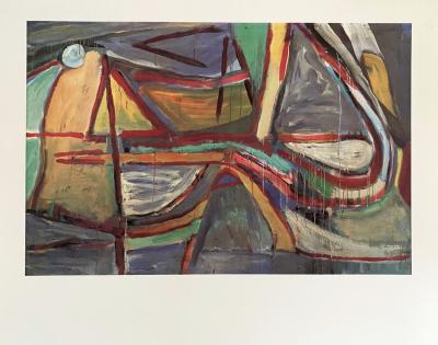 Bram van Velde (d’après) - Sans Titre - affiche lithographique 2