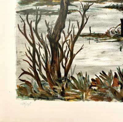 Boumian - Paysage - lithographie originale 2