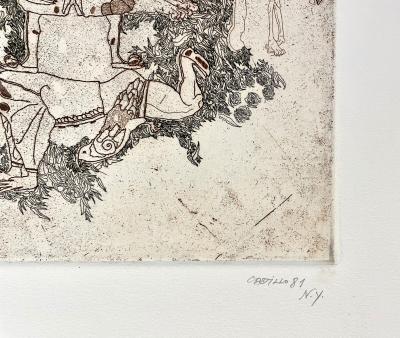 Jorge Castillo - Composition - gravure originale 2