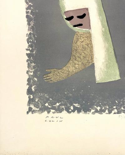 Paul Colin - La Charité, 1970 - lithographie originale 2