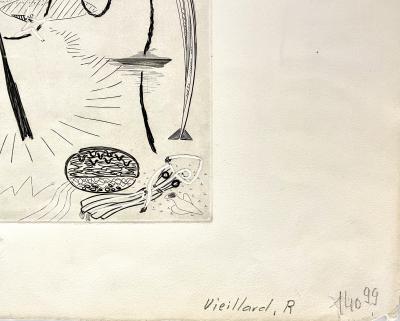 Roger Vieillard - Jeune Fille à la source, 1951 - gravure 2