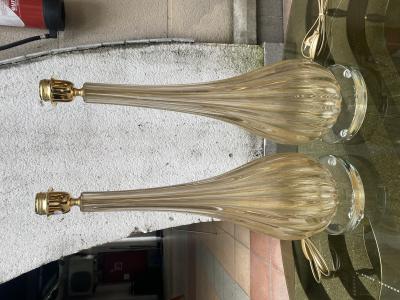 Paire de lampes - Toso Murano 2