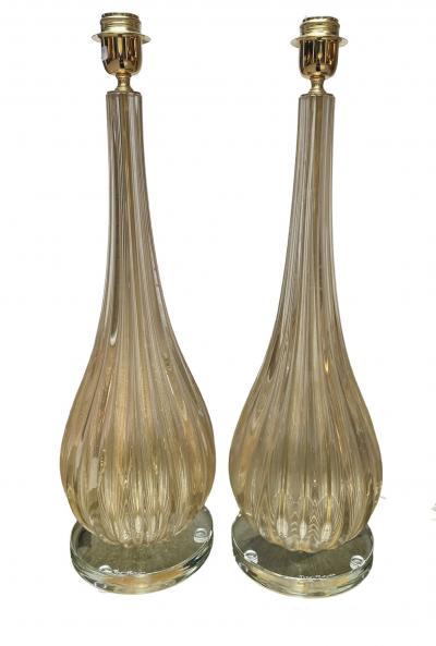 Paire de lampes - Toso Murano 2