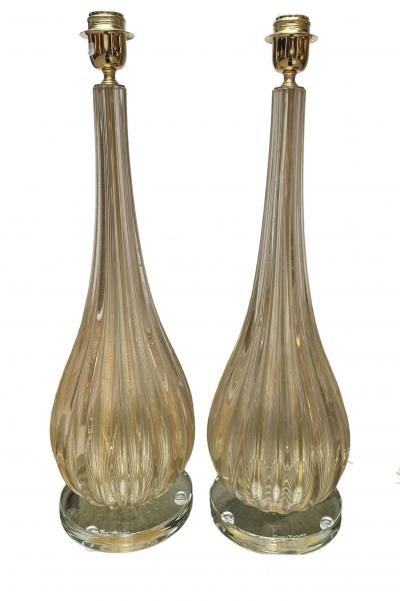 Paire de lampes - Toso Murano 2