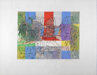 Jacques VILLON - Le Pigeonnier Normand, c. 1955 - Original lithograph (Hand-signed!) 2