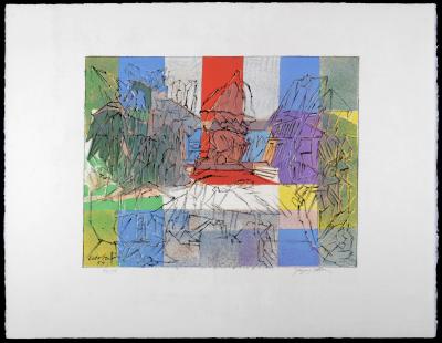 Jacques VILLON - Le Pigeonnier Normand, c. 1955 - Original lithograph (Hand-signed!) 2